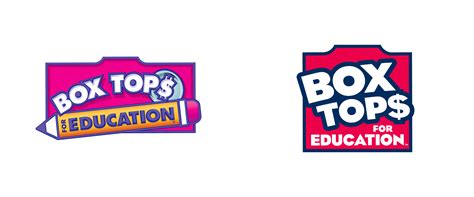 Brand New New Logo For Box Tops For Education