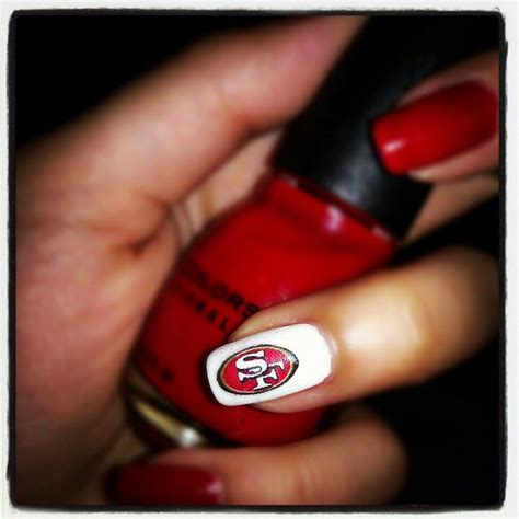 Sf 49er Nail Art