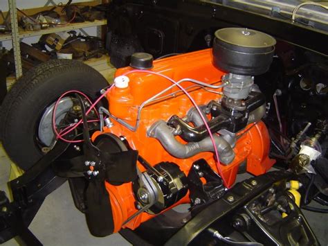 .chevy 2.8 v6 for cap and motor hi and welcome to fixya, i am kelly cylinders are 1 3 5 left bank and 2 4 6 right bank front to back firing order is 1, 2, 3, 4, 5, 6 distrubtor rotation is clockwise. Tricked-out Chevy six cylinder engines - The 1947 ...