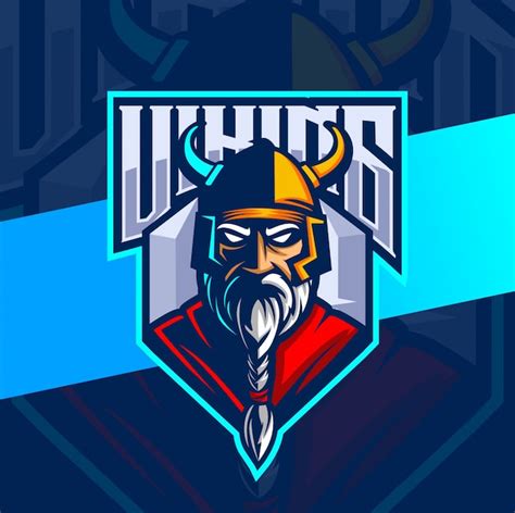 Premium Vector Viking Mascot Esport Logo Design