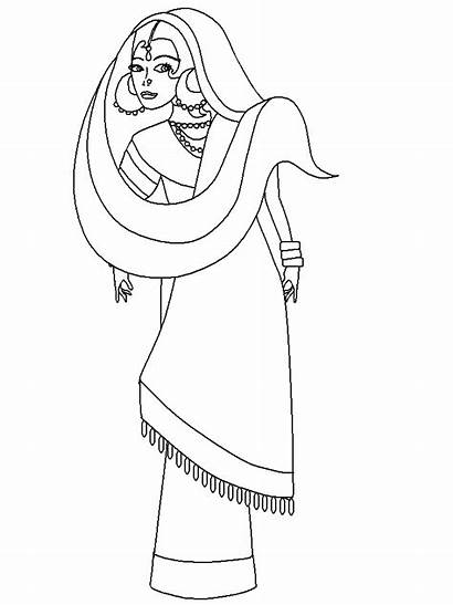 Coloring Pages India Colouring Culture Countries Indian