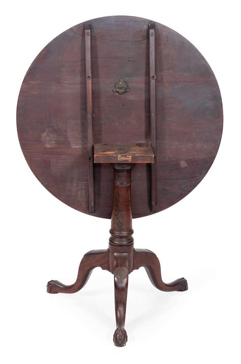 Lot Chippendale Tilt Top Tea Table Attributed To Goddard Townsend