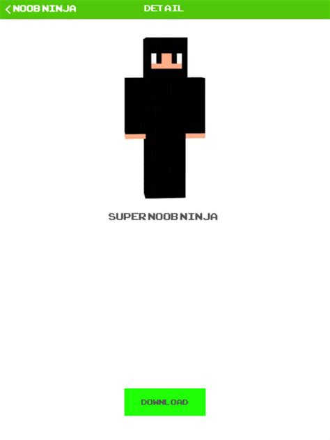 Noob Skin For Minecraft Pe Huge Skins Download Par Van