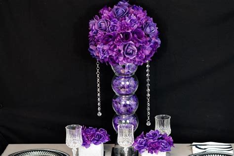Purple Wedding Centerpieces Wedding Table Centerpieces Diy Wedding