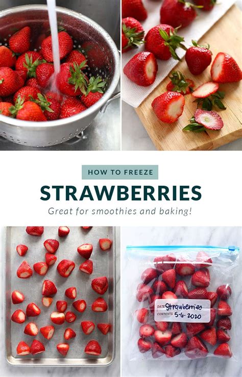 How To Freeze Strawberries So Easy Fit Foodie Finds