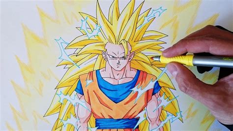 Cómo Dibujar A Goku Ssj3 Paso A Paso How To Draw Goku Ssj3 Youtube