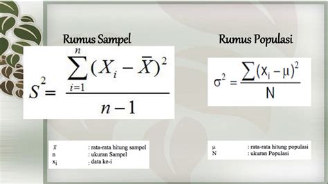 Rumus Varians Pada Excel Cara Menghitung Jangkauan Range Rata Rata