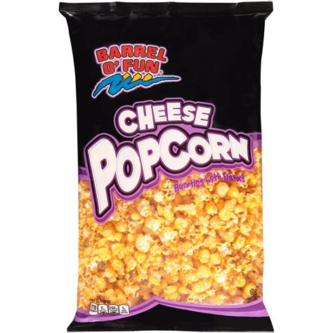 Barrel O Fun Cheese Popcorn Bag