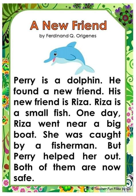 Pin By Learning Area On Short Stories Phonics Reading Passages