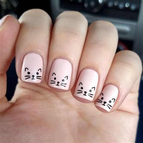 Doch diese zeit ist so langsam aber sicher vorbei. Einzigartige Cat Nails Designs für Sie | Katzen nägel ...
