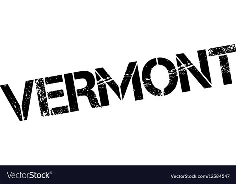Vermont Rubber Stamp Royalty Free Vector Image