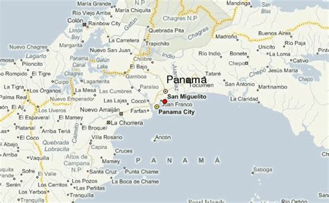 Mapa Ciudad De Panama