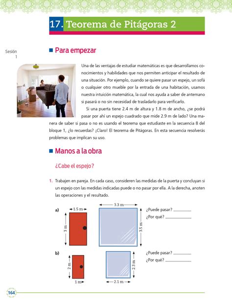 Matemáticas Tercero Telesecundaria 2022 2023 Página 164 De 282