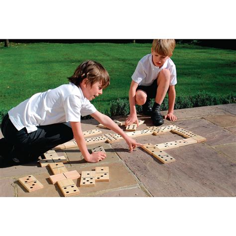 Commotion Giant Wooden Dominoes Pack X28