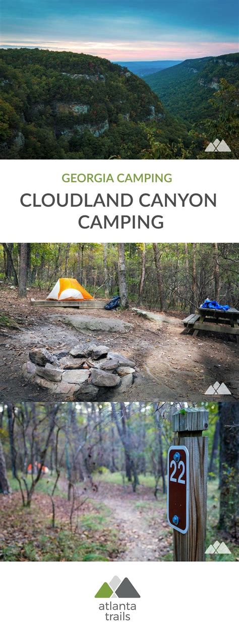 Cloudland Canyon State Park Camping Atlanta Trails Cloudland Canyon