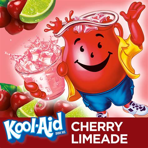 Kool Aid Caffeine Free Cherry Limeade Sweetened Powdered Drink Mix 12 Count 19 Oz Canisters Buy