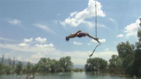 Mona Rope Swings Give Utah Teens End Of Summer Fun