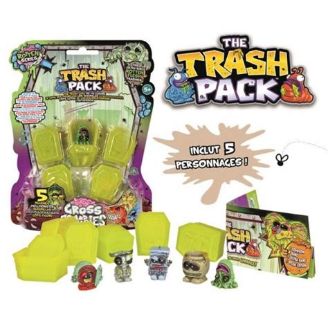 Trash gang caution trash hoodie: Figurines Trash Pack : Blister de 5 zombies avec cercueils ...