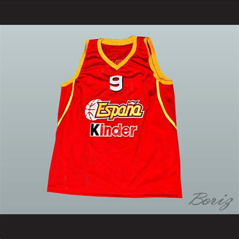 Ricky Rubio Basketball Jersey Sewn Stitch Barcelona All Sizes New