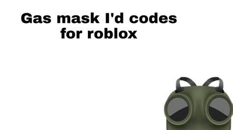 Gesicht Nach Oben Farbton Republik Roblox Gas Mask Id Zwang Bauch Hausfrau