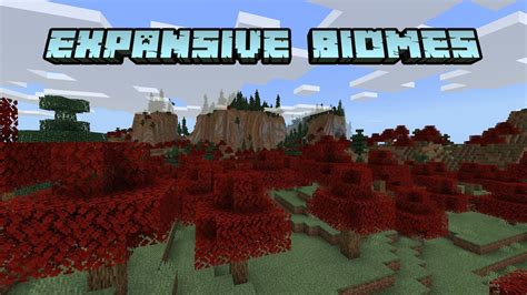 Expansive Biomes Addon Trailer Minecraft Bedrock Edition Youtube