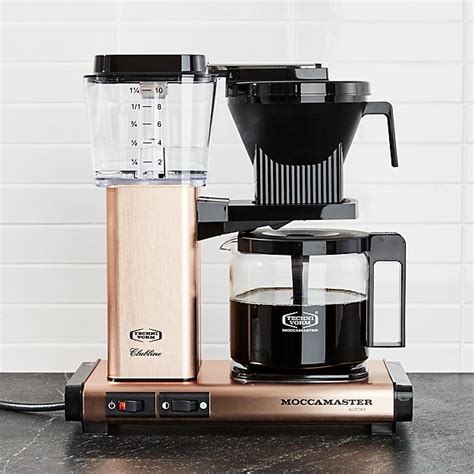 Are you looking for smeg coffee maker amazon? Moccamaster 10-Cup Copper Coffee Maker | Crate and Barrel