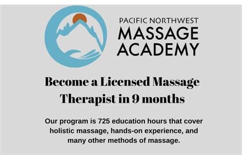 Education For Licensure As Massage Therapist By Pacific Northwest Massage Academy In Vancouver