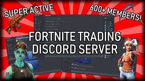 R/fortnite discord this is the discord created by the subreddit community. FORTNITE TRADING DISCORD SERVER (MUST JOIN) | 600+ MEMBERS ...