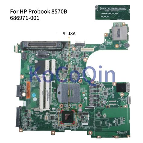 Kocoqin Laptop Motherboard For Hp Probook 6570b 8570p Mainboard 686971