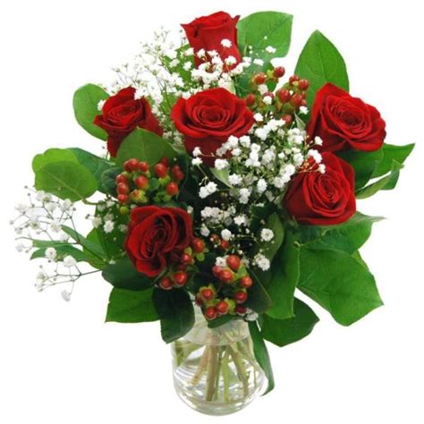Shop next flowers online with flexible delivery options. Heartfelt 6 Red Roses Bouquet | Cheap Flowers Delivered ...