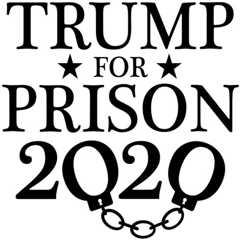 Trump For Prison 2020 Transfer Sticker