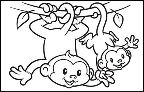 M for monkey coloring page for kids. Monkey Coloring Pages Online: A fun Learning for Kids - Coloring Pages