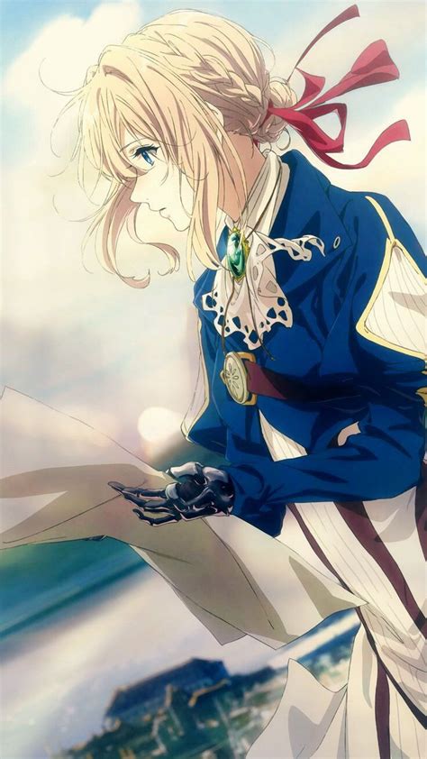 Violet Evergarden Anime Poster Violet Evergarden Hd Wallpaper