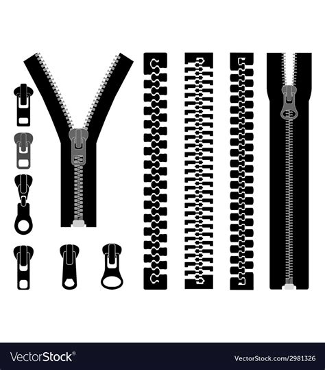 Zipper Royalty Free Vector Image - VectorStock