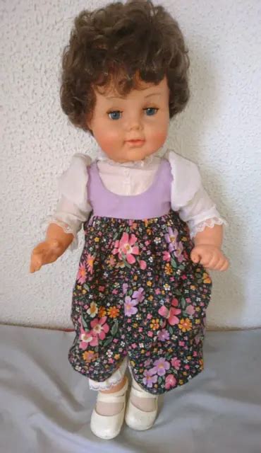 Antique Beautiful Raynal Doll No 70 With Mechanism 1960 1970 Rubber