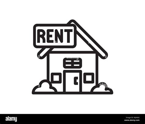 Rent house vector icon Stock Vector Image & Art - Alamy