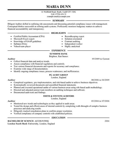Use this sample cv and example sentences featuring the most basic elements that recruiters look for. Best Auditor Resume Example From Professional Resume ...
