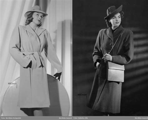 1940s Coat Styles From 1943 To 1945
