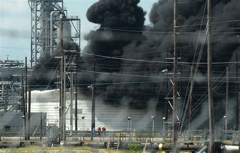 video no injuries reported from valero refinery fire