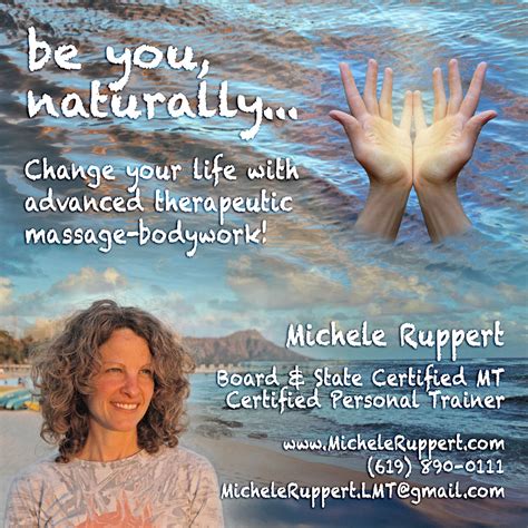Michele Ruppert Massage Therapy Bodywork San Diego Ca