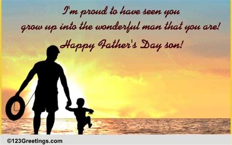 Father S Day For Your Son Cards Free Father S Day For Your Son Ecards