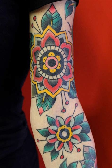 Roses mean very different things for different people, but there are some traditional meanings as well. Posted in gallery: American Traditional Tattoo.