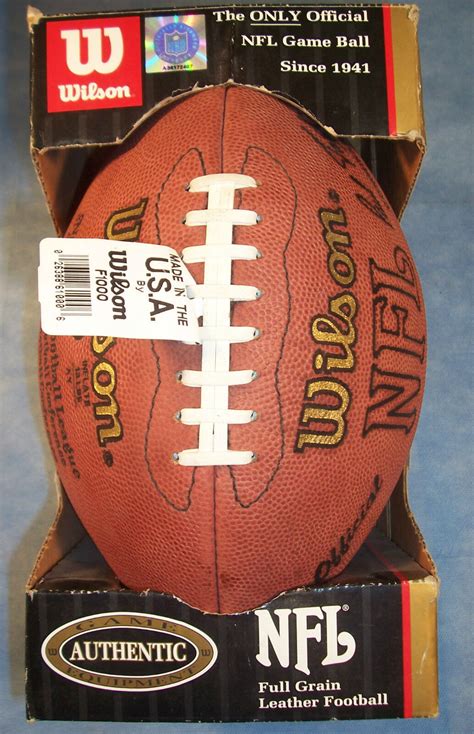 Wilson Official Authentic Nfl Football Game Ball Paul Tagliabue Duke