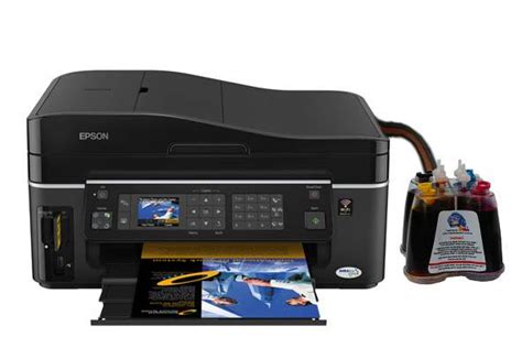 It has the best range of wireless printing feature. Epson Stylus Office SX600FW All-in-one Printer with CISS ...