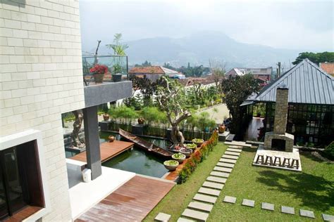 Modern Tropical D Green Villa Lembang Bandung Circle Interior
