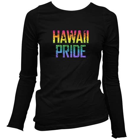 Hawaii Pride Rainbow T Shirt Kitilan