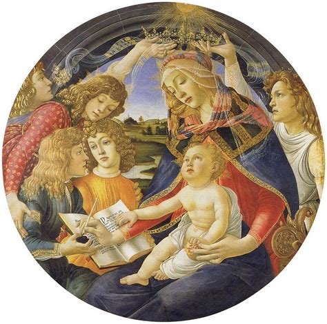 Botticelli Madonna Del Magnificat Botticelli Renaissance Art