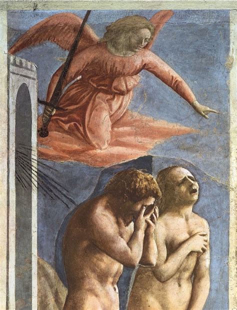 Expulsion Of Adam And Eve From The Garden By Massacio Art History