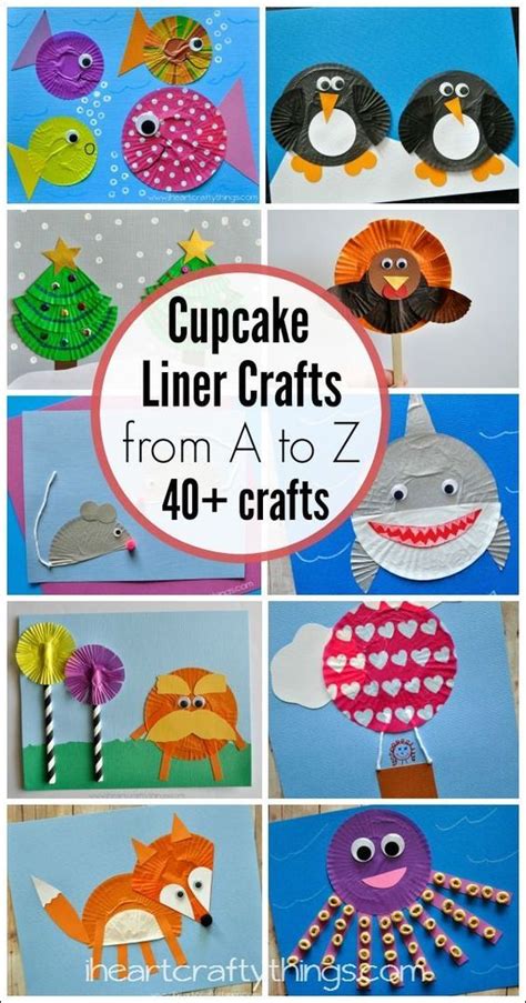 Cupcake Liner Crafts From A To Z Daycare Crafts Classroom Crafts Crafts