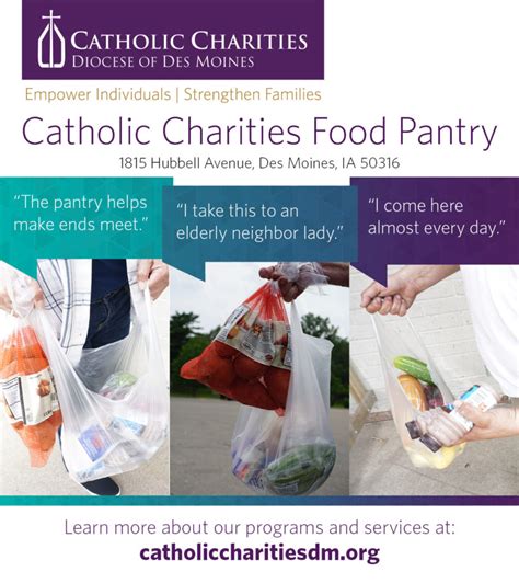 catholic charities food pantry des moines mittie falcon